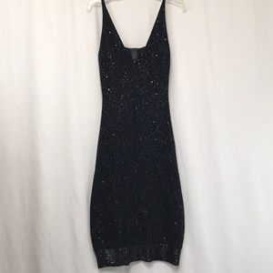 Donna Karan Black Label Sequin Dress Size M